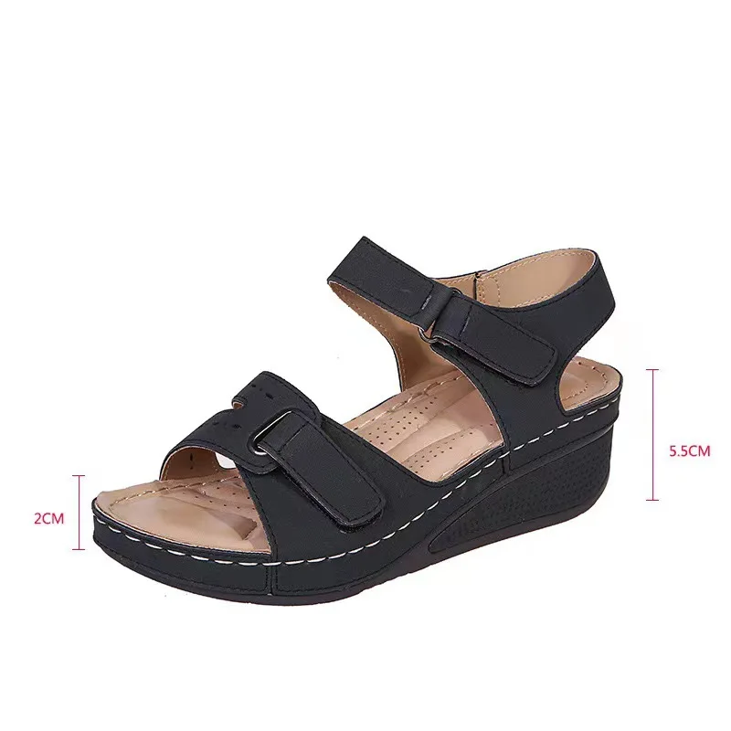 Обувь на низком каблуке в римском стиле Шлепанцы на низком каблуке Резина Rome PU ткань копыта на низком каблуке обувь в римском стиле на низком каблуке PU Slides Rome Rubbe 4