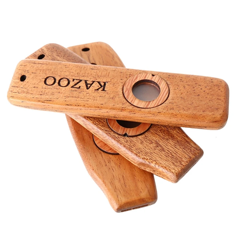 Kazoo Флейта Деревянные Kazoo Instruments Гитара Укулеле Аккомпанемент для детей Начинающий, Стиль B 4