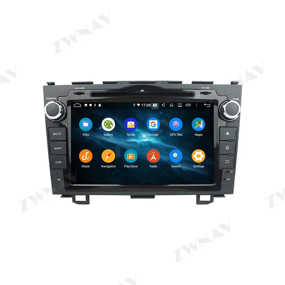 2 din Android 12.0 экран Автомобильный мультимедийный плеер Для Honda CRV 2006-2011 видео аудио радио стерео GPS навигация головное устройство авто стерео 3