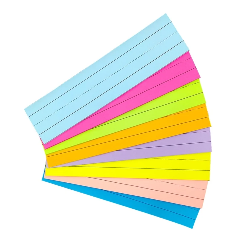 8 цветов Блокноты для заметок 280 листов Полоски предложений Стикеры для орфографии 2