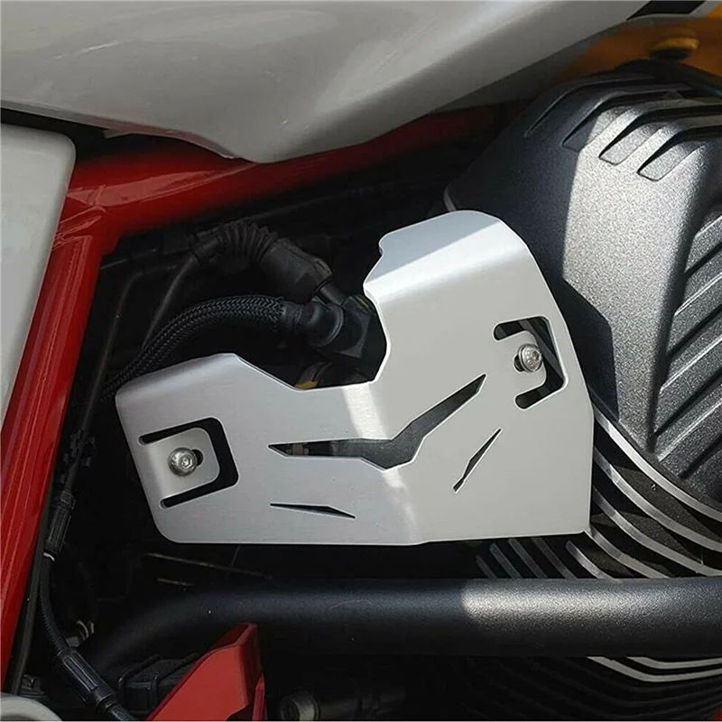 Аксессуары для мотоцикла Защита дроссельной заслонки для MOTO GUZZI V85TT V85 TT Круглогодичный защитный чехол (серебристый) 4