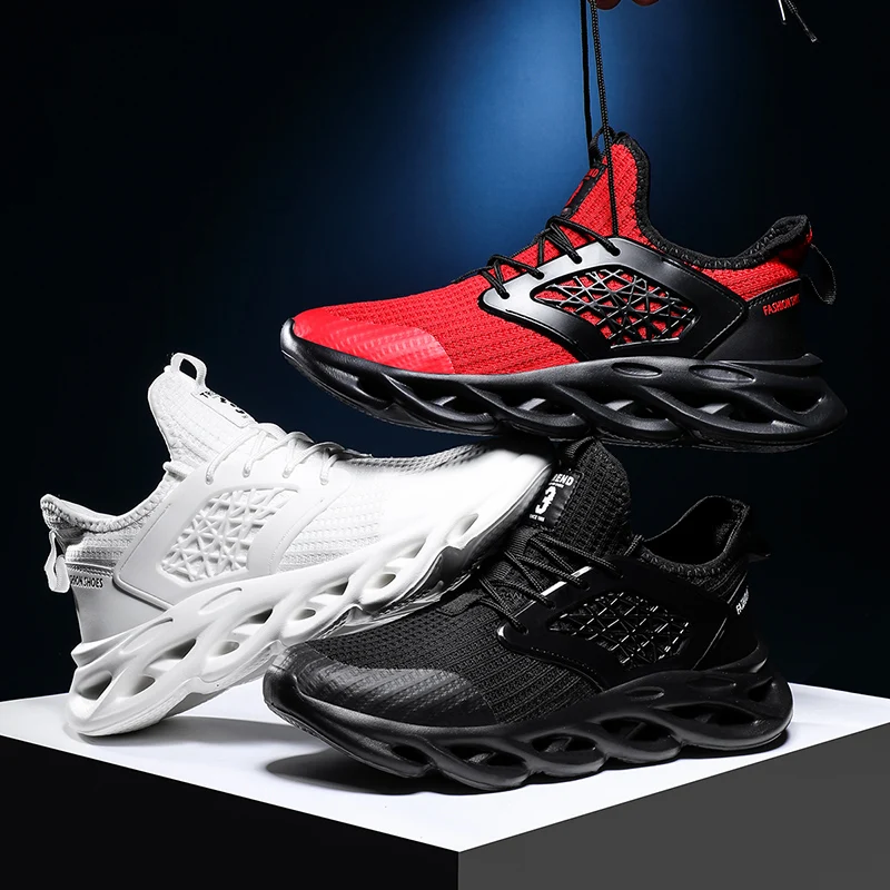 Damyuan Повседневная дышащая сетчатая обувь большого размера для мужских модных кроссовок на открытом воздухе Удобные дышащие кроссовки Мужская обувь 5