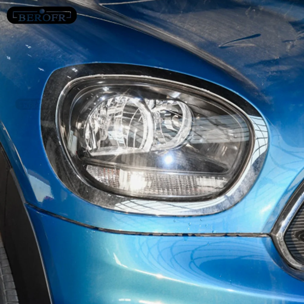 Для MINI Cooper Countryman F60 JCW Автомобильная фара Защитная пленка Фара Реставрация Прозрачный Черный ТПУ Наклейка Аксессуары 4