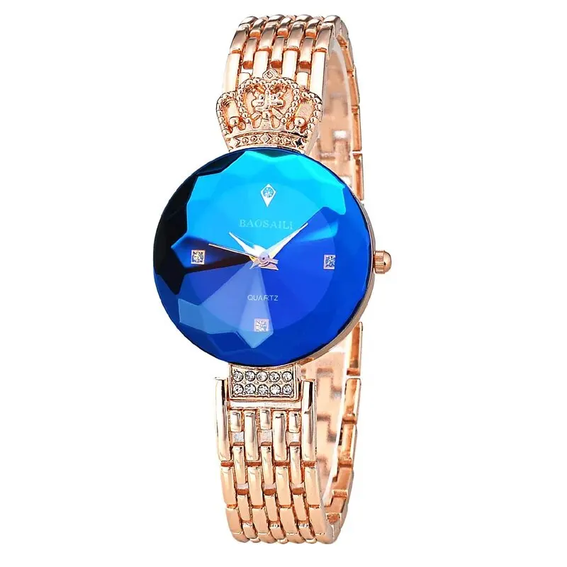 Роскошные женские часы Montre Femme Hodinky Сексуальные золотые часы Женский браслет Bayan Saats Diamond Crown Quart Wirstwatch 3