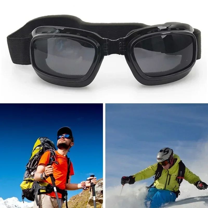 Многофункциональные мотоциклетные очки Антибликовое покрытие Мотокросс Солнцезащитные очки Спортивные лыжные очки Ветрозащитные пыленепроницаемые УФ-защита Очки 2