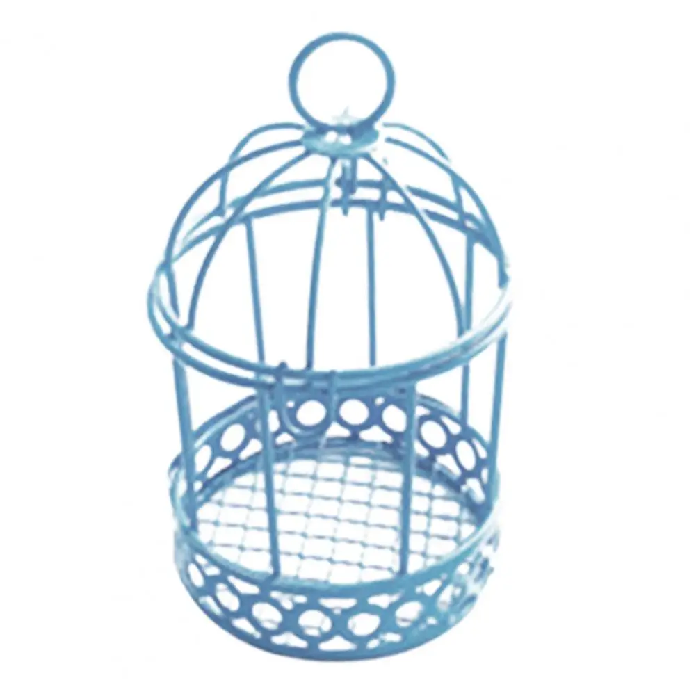  Декоративная клетка для птиц Прочная износостойкая железная коробка для свечей для свадебного сада 4