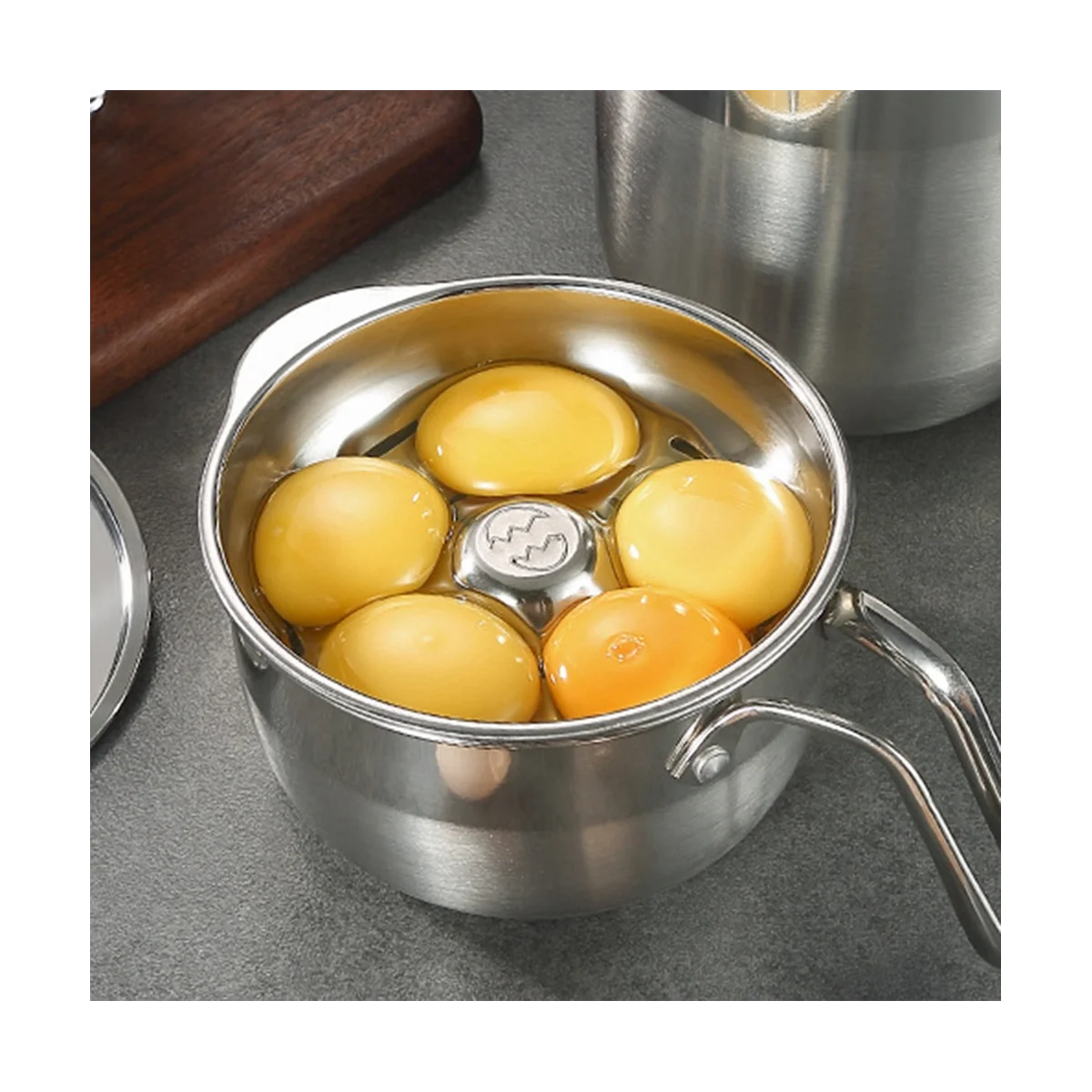 Сепараторы яиц Сепаратор яичного желтка Сепаратор яиц из нержавеющей стали может разделять несколько яиц, для приготовления пищи и выпечки на кухне 5