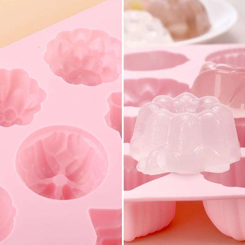 FAIS DU Желейный пудинг Форма для выпечки Цветок Шоколад Силиконовая форма Помадка 3D Кекс Форма для выпечки Украшение торта Роза Ледяной Кубик Лоток 3