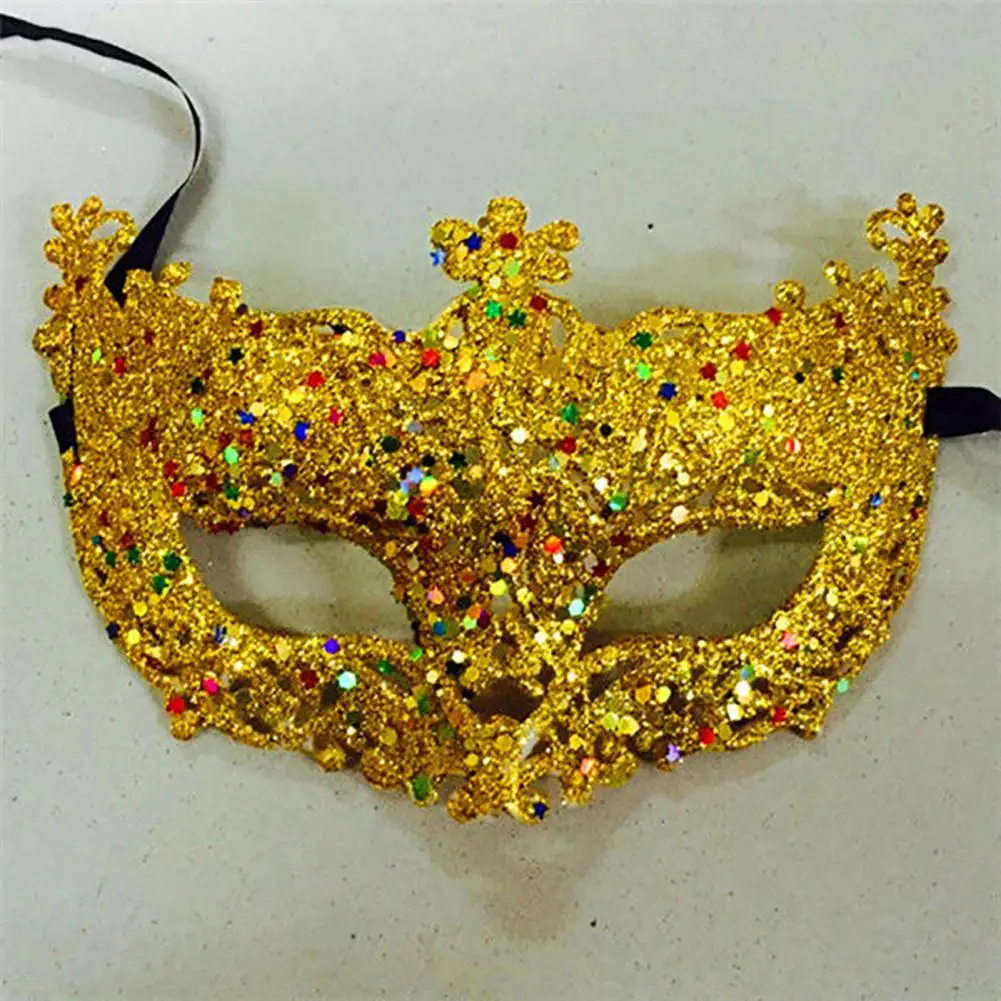 Блестящая блестящая лента Маска для глаз Мода Маска для лица Хэллоуин Косплей Маски для глаз Венецианская маска Вечеринка Секс Леди Маскарад