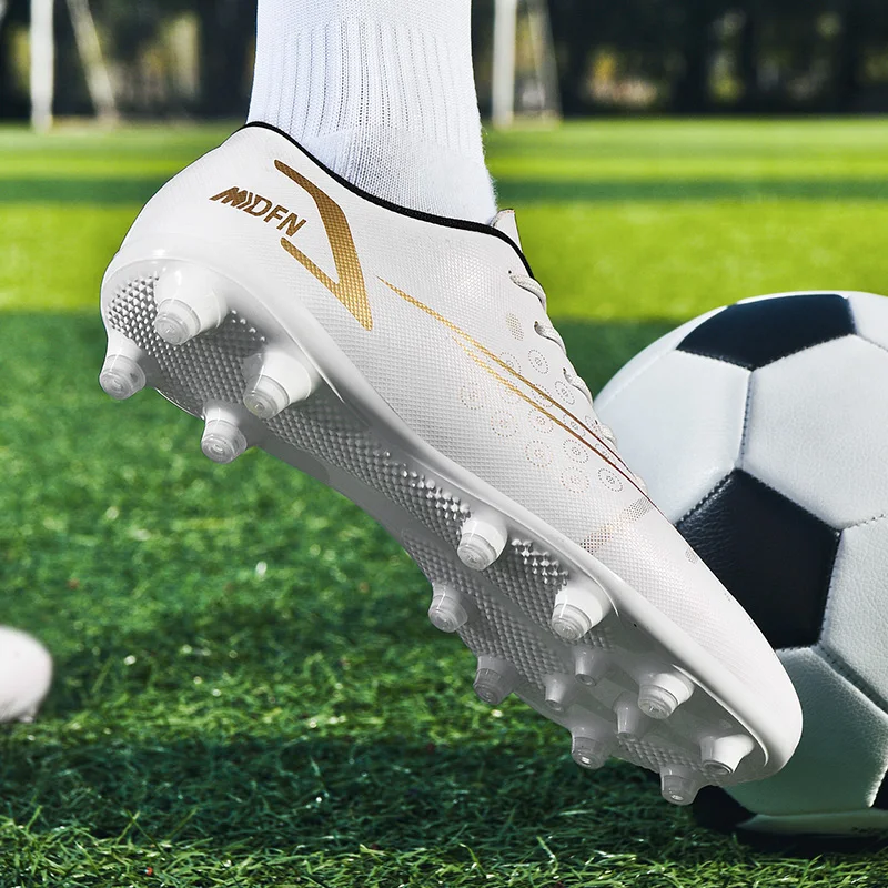 Профессиональная детская футбольная обувь Футбольная обувь Мужская футбольная футзальная обувь Кроссовки Дышащая спортивная обувь на открытом воздухе унисекс 2