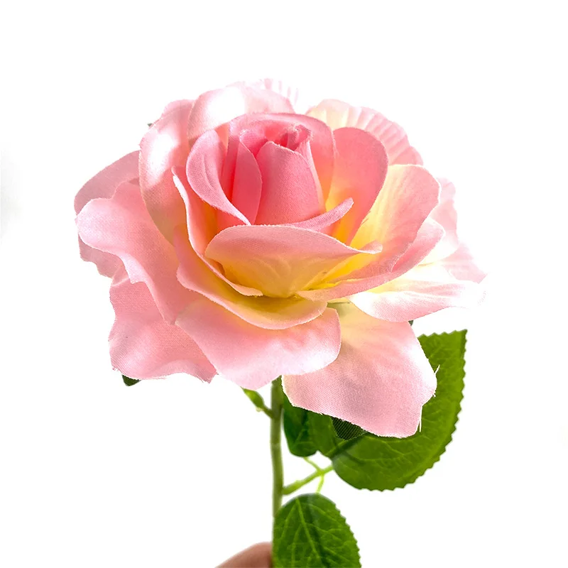Букет из искусственной шелковой розы, искусственные цветы, искусственная роза, многоцветный, свадьба, украшение рождественской вечеринки, 1 шт 2