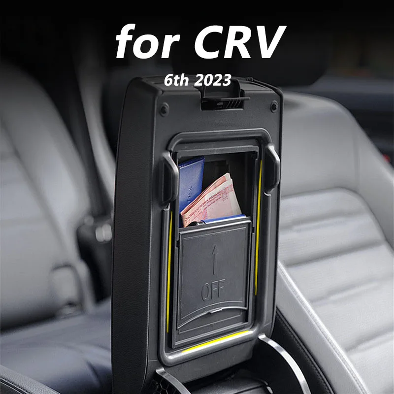 для Honda CRV CR-V 6th 2023 Аксессуары для украшения салона автомобиля, подлокотник, перегородка, слой, сэндвич-перегородка, 1шт
