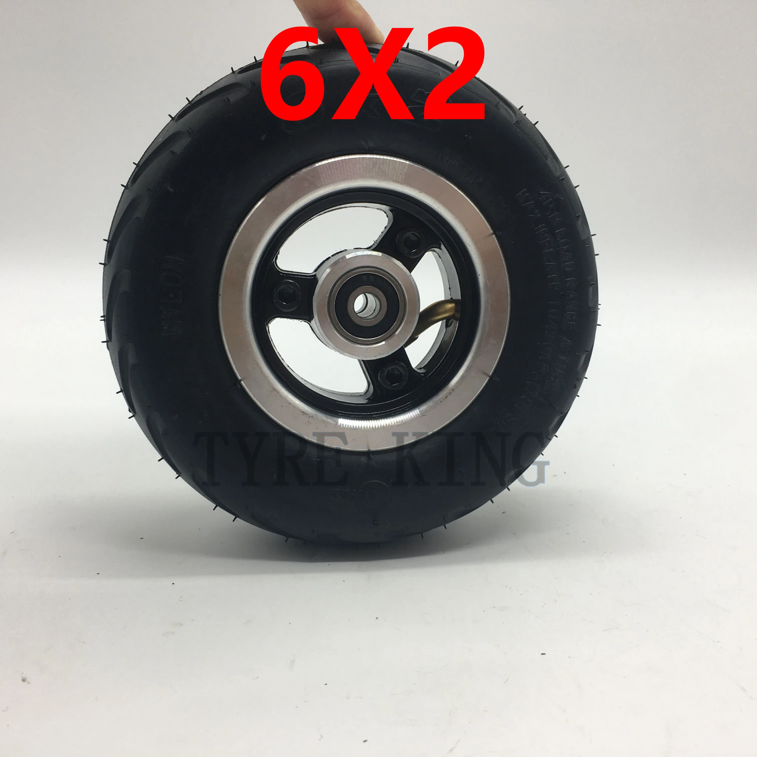 6 дюймов Solid Wheel 6x2 Пневматическая внутренняя камера Внешняя шина Колесо для мини-электрического скутера Кресло Грузовик F0 Пневматическая тележка 5