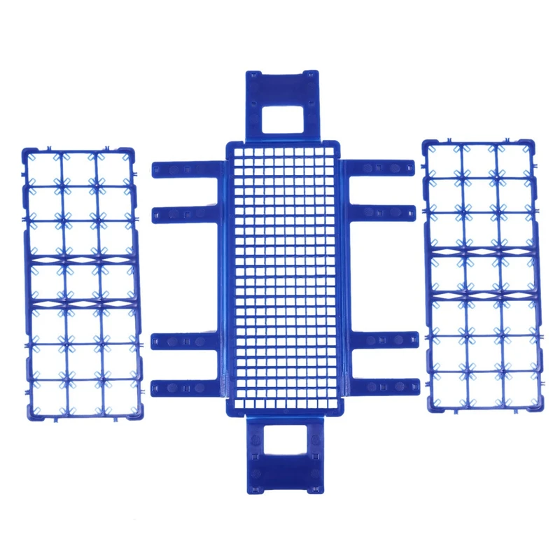 3X синий пластиковый держатель стойки с 21 отверстием для центрифужных пробирок объемом 50 мл 2