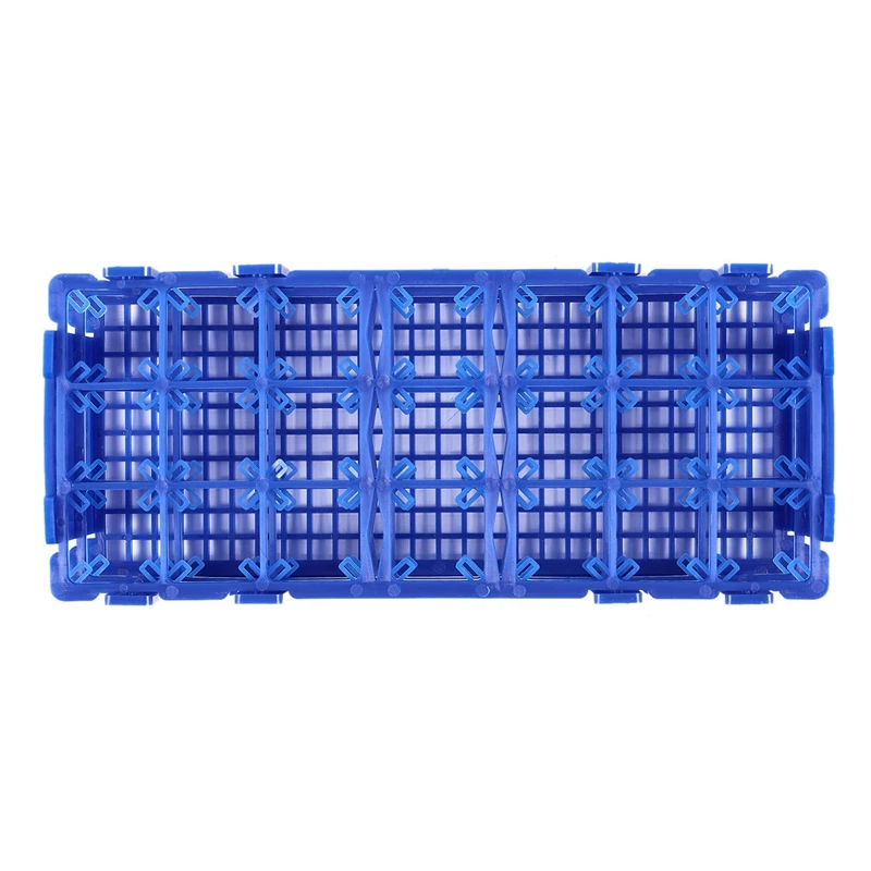 3X синий пластиковый держатель стойки с 21 отверстием для центрифужных пробирок объемом 50 мл 3