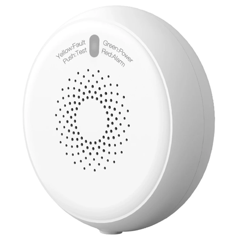 1Комплект Горючий датчик Система охранной сигнализации умного дома Tuya Умная жизнь Приложение Tuya Белый