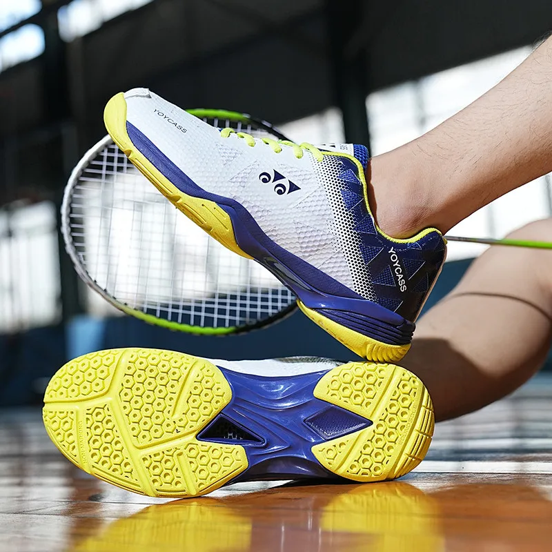 Мужская обувь для бадминтона Спортивная удобная обувь для занятий в помещении 2023 Новые кроссовки унисекс Pro Training Теннисная обувь для мужчин 4