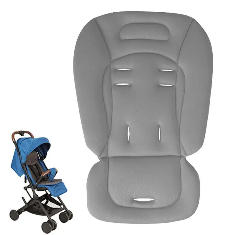 Подушка сиденья коляски Подушка для поддержки ребенка Удобная сверхмягкая хлопковая грязеотталкивающая водонепроницаемая совместимая коляска 0
