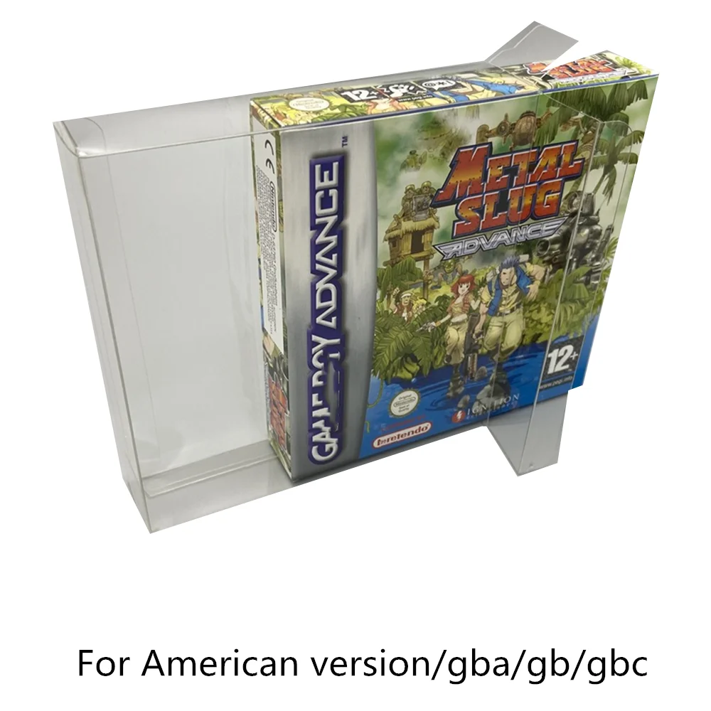  Коллекция Дисплей Коробка Для Использования / GBA / GBC / GB / Nintendo Игровое хранилище Прозрачные коробки TEP Shell Прозрачный чехол для сбора