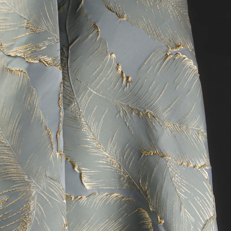Золотое шелковое жаккардовое платье из жаккардовой ткани для домашнего ношения оптом ткань на метр для шитья diy полиэстер спандекс материал 3