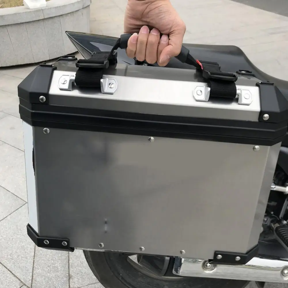 2019 новый трос боковой ручки коробки из алюминиевого сплава для универсального троса ручки багажного ремня мотоцикла
