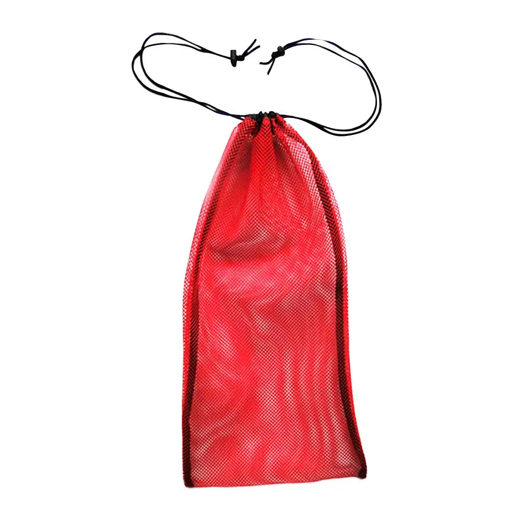 Прочная нейлоновая сетчатая сумка на шнурке для снаряжения для подводного плавания с аквалангом 3