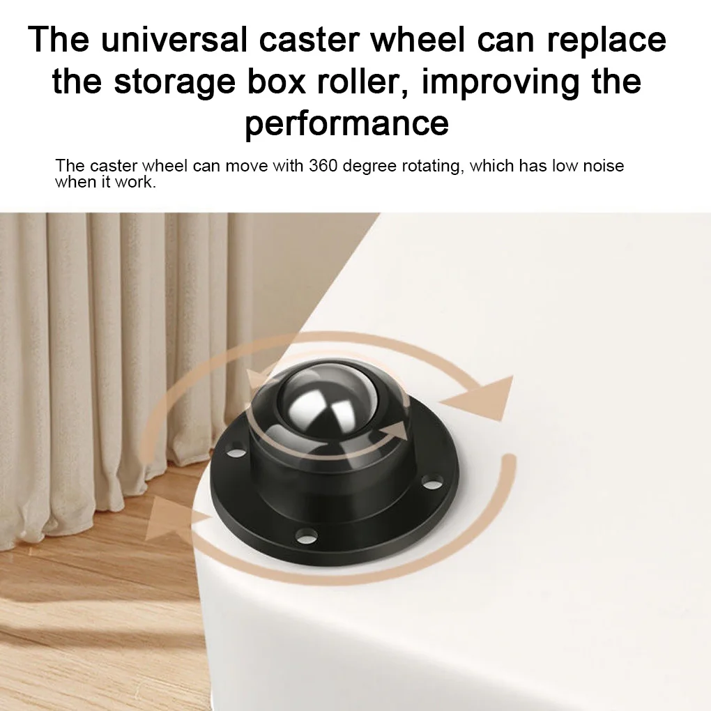Мебель Поворотное колесо Самоклеящийся ящик для хранения Шкив с низким уровнем шума 4