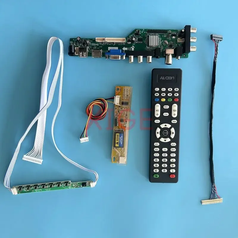  Плата контроллера Подходит LP141WX1-TL LP141WX3-TL USB+HDMI+VGA+AV+IR ЖК-дисплей 1280*800 LVDS-30Pin DIY Kit 1CCFL DVB Сигнальный цифровой