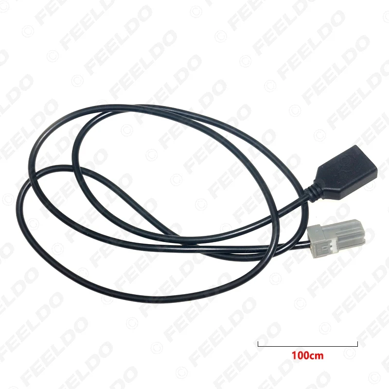 FEELDO 1PC Новое поступление USB AUX MP3 Аудио Входной кабель для Toyota Camry RAV4 Mazda CX-5 / M2 CD-плеер jn23 #FD-5093 2