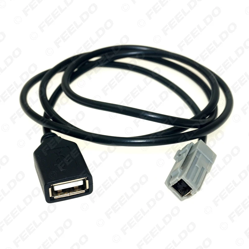 FEELDO 1PC Новое поступление USB AUX MP3 Аудио Входной кабель для Toyota Camry RAV4 Mazda CX-5 / M2 CD-плеер jn23 #FD-5093 4