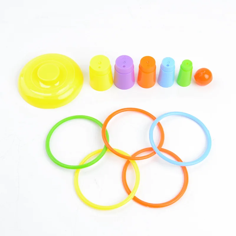1 ~ 9 шт. Интересные мини-игрушки с железными кольцами, подходящие для интеллектуальных игр для попугаев, красочной кольцевой деятельности птицы 1