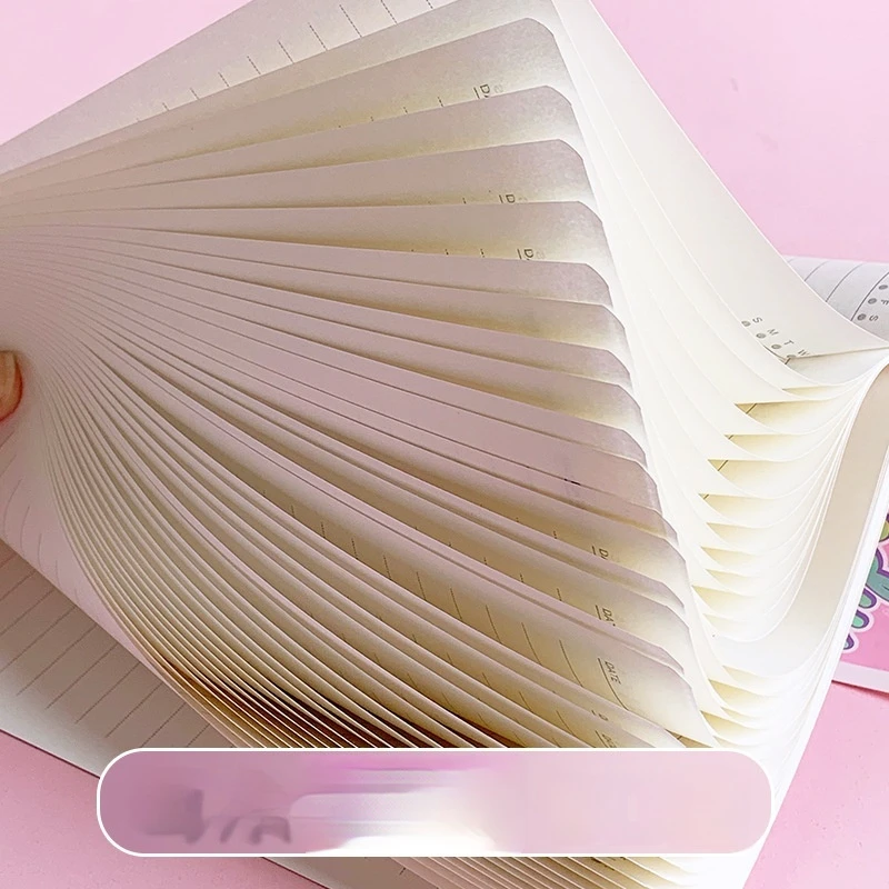2 шт. Sanrio Notebook Ins Высокий уровень внешнего вида Kawaii Мультфильм День Департамент Kuromi Cinnamoroll Notebook Студенческие канцелярские принадлежности 4