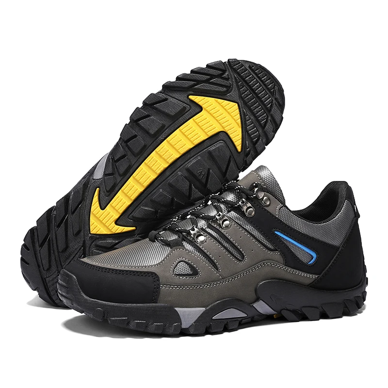 2023 Осенние мужские кроссовки для горных походов Нескользящие обувь для ходьбы вне леса Удобная мужская обувь для беговых лыж 2