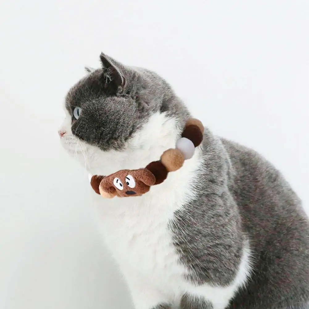  Кошачий ошейник Регулируемое ожерелье для домашних животных Корги Мяч Собака Кошка Шея Круг 0