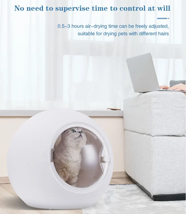  Коробка для сушки домашних животных автоматическая бытовая воздуходувка фен для волос сушилка для кошек и собак фен для ванны 3
