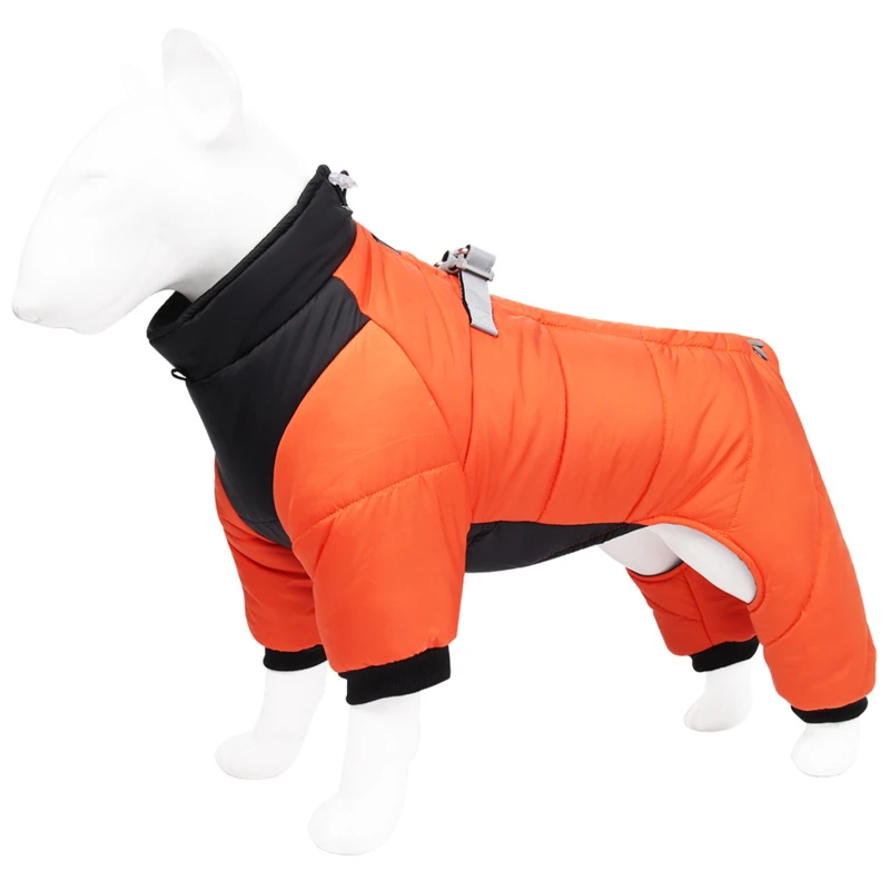  Зимняя теплая утолщенная куртка для собак Водонепроницаемая одежда для собак для маленьких и средних собак Щенячья шерсть Чихуахуа Французский бульдог Мопс Одежда 5