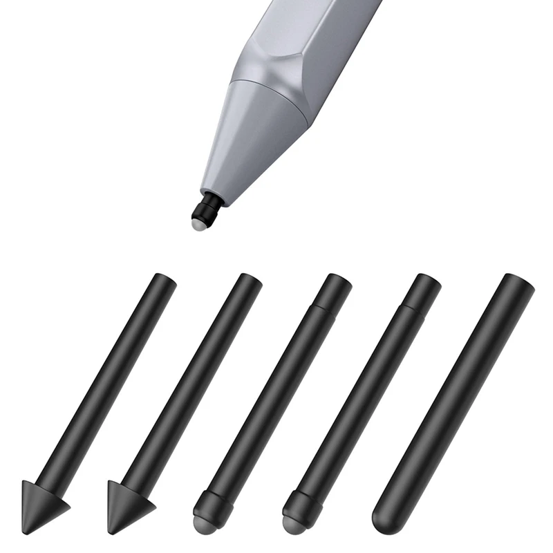 5 упаковок Наконечники для ручки Surface (тип 2XHB / 2X2H / H) Комплект для замены наконечника ручки черный для ручки Surface Pro 2017 (модель 1776)/Pro 4