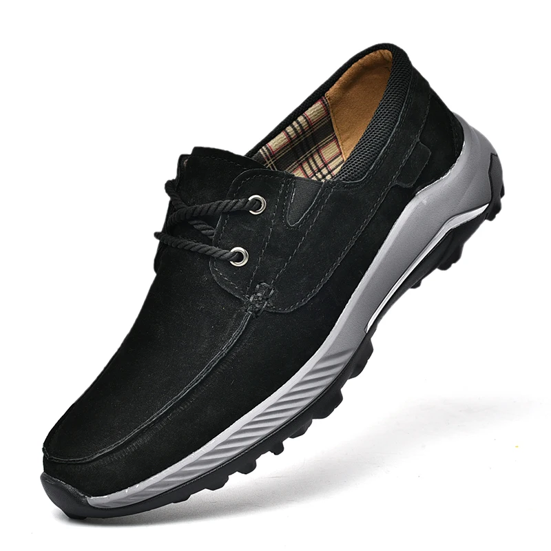 Свиная кожа На открытом воздухе Профессиональная обувь для гольфа Мужская натуральная кожа Обувь для гольфа Прогулочный гольфист Спорт Мужская обувь для гольфа
