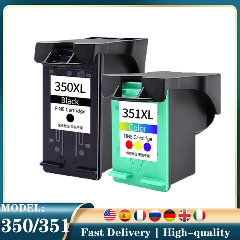 350XL 351XL Замена картриджа для принтера HP 350 351 HP350 HP3510 черного цвета Принтер Deskjet D4260 4260 D4360 C4200 0
