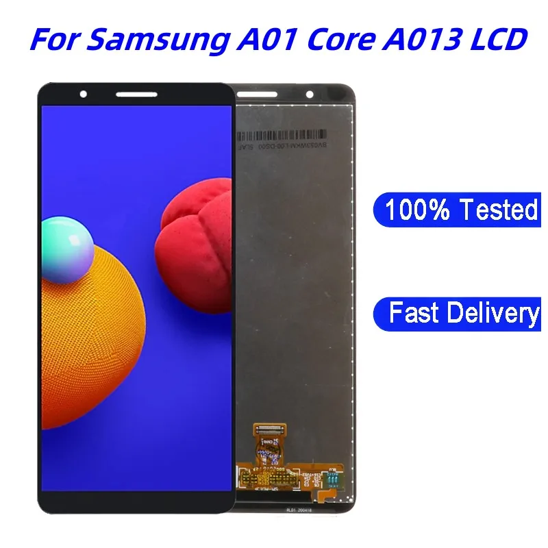 AMOLED Для конкурентоспособного Samsung GALAXY A01 Core A013 A013F ЖК-дисплей с сенсорным экраном Дигитайзер Заменить сборку
