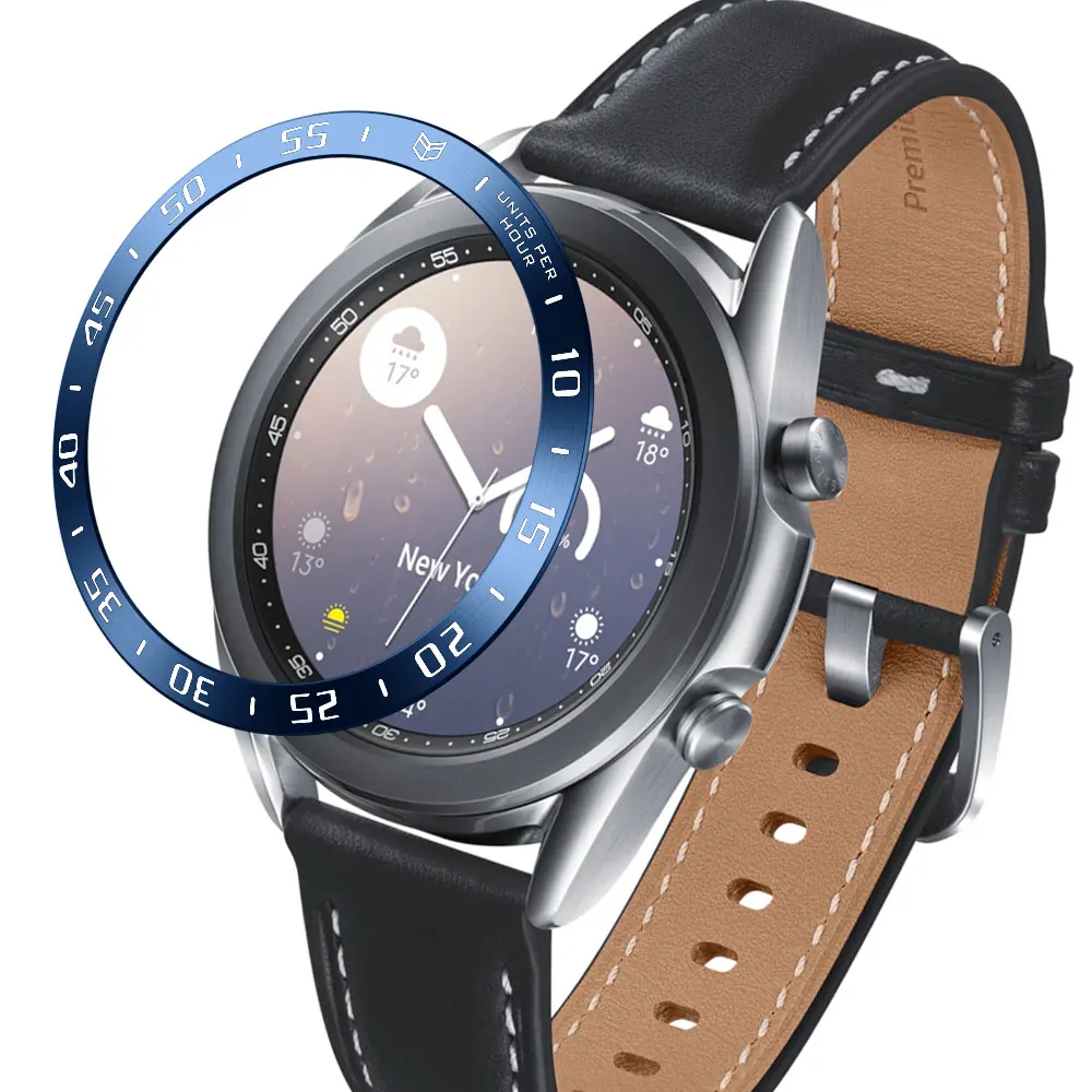 1 / 2 шт. Упаковка чехла для Galaxy Watch 3 45 мм 41 мм чехол + кольцо безеля + защитная пленка для экрана из закаленного стекла galaxy watch 3 3