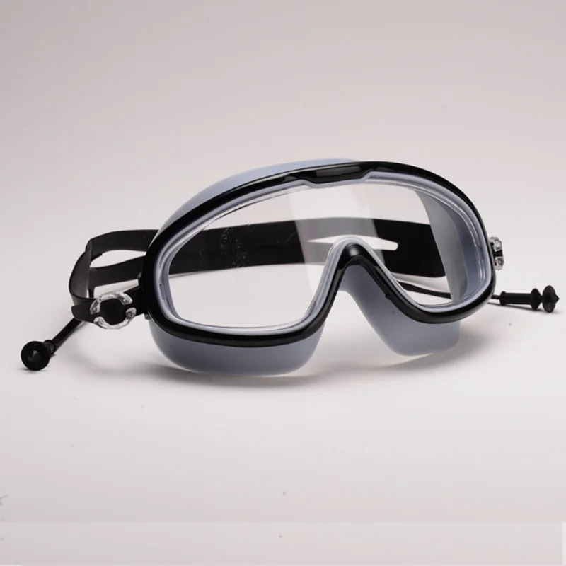 Профессиональные очки для плавания Мужчины Женщины Водонепроницаемый Дайвинг Анти Туман Регулируемые Очки Oculos Espelhado Pool 0