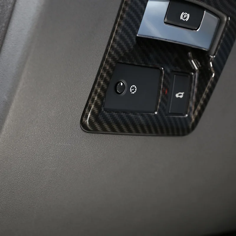 Для Land Rover Range Rover VELAR 2017-24 ABS Авто Внутренний Задний Дверной Переключатель Электронный Крышка Ручного Тормоза Отделка Наклейка Автомобильные Аксессуары 5