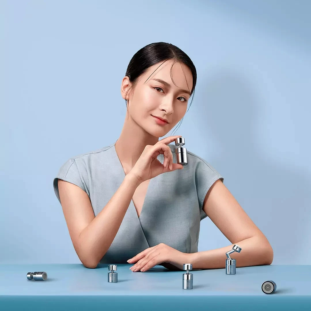 Diiib Универсальный кухонный смеситель Аэратор 720 ° Вращающийся брызговый фильтр Барботер Гибкая форсунка для воды для Xiaomi Mijia 4