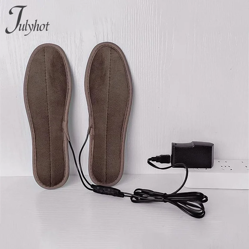  Стельки с подогревом Вставки для зимней обуви USB Заряженные электрические стельки для обуви Ботинки Согревайтесь мехом Подушечки для ног Стелька для обуви 1