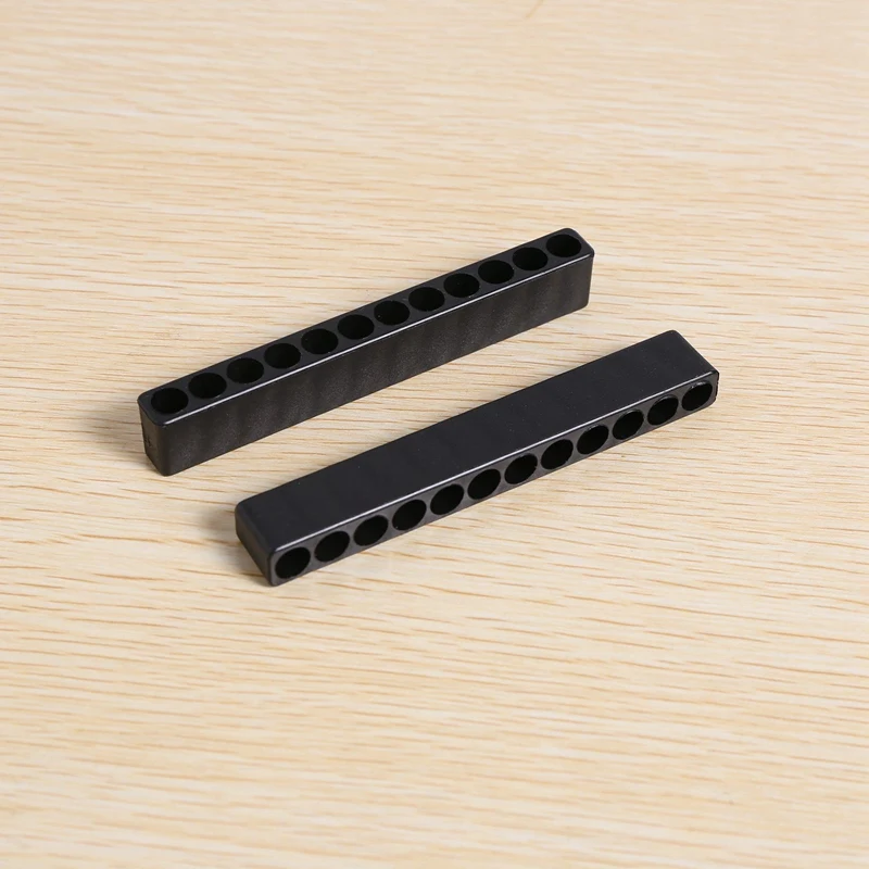 50 шт. 12-отвертка с 12 отверстиями держатель бит коробка блок черный для шестиугольной ручки 6,35 мм 4