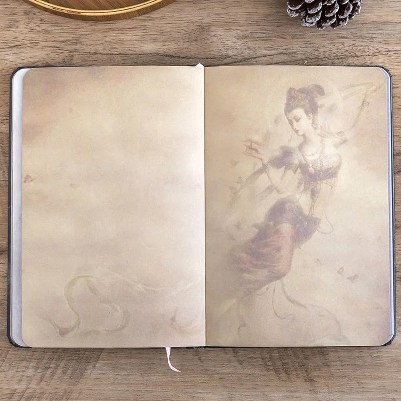 Dunhuang Feitian cahier couleur Page Illustration main grand livre journal ce pays marée cahier fée Look haute valeur rétro 5