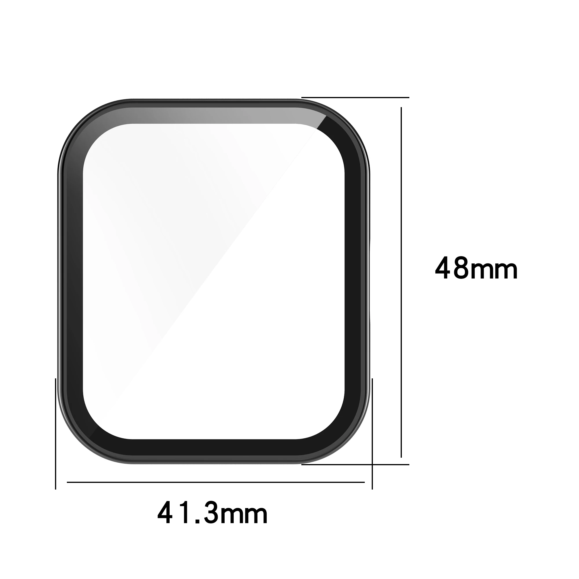 Для Redmi Watch 3 Активный защитный чехол 2-в-1 + защитная пленка для экрана Защитная крышка бампера для смарт-часов Пленка из закаленного стекла 1