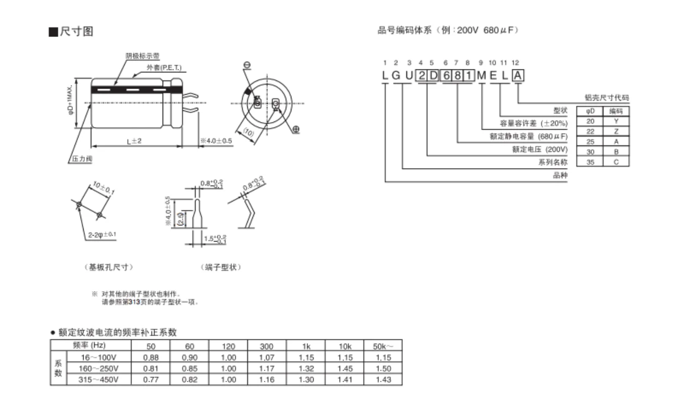 (1шт)420V330UF 35X35 Японский конденсатор nichicon 330UF 420V 35 * 35 GU 105 градусов 4