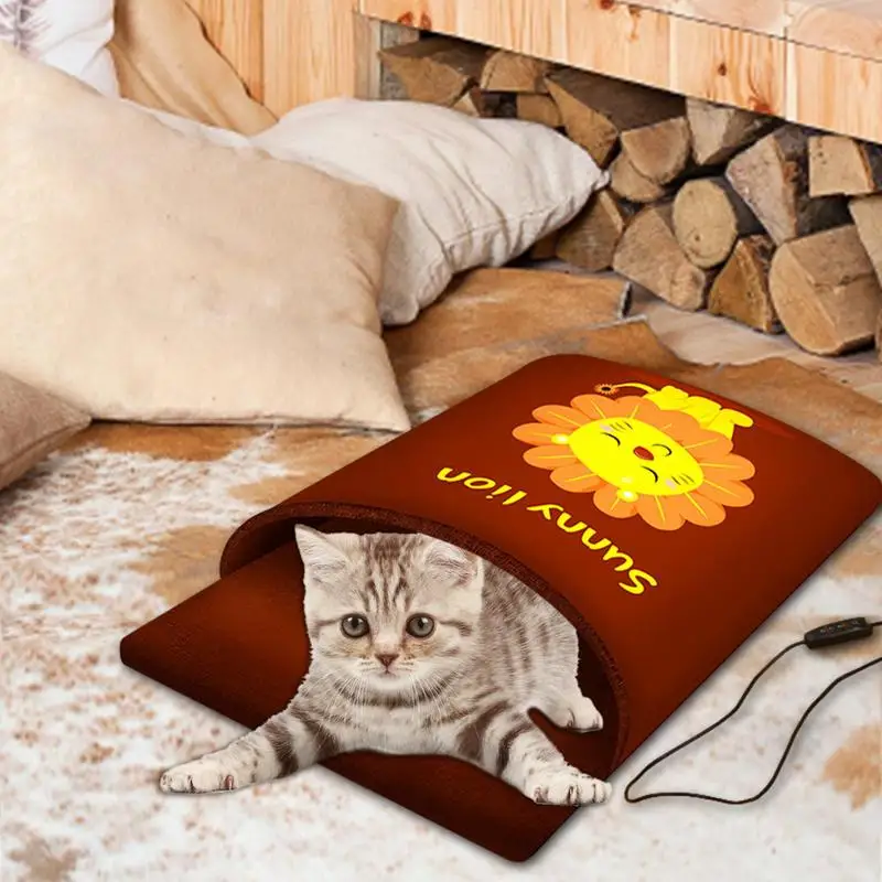  Зимний дом для домашних животных Универсальный моющийся электрический одеяло-кровать для домашних животных Многофункциональный маленький спальный мешок для домашних животных Экологически чистый зимний теплый питомец 1